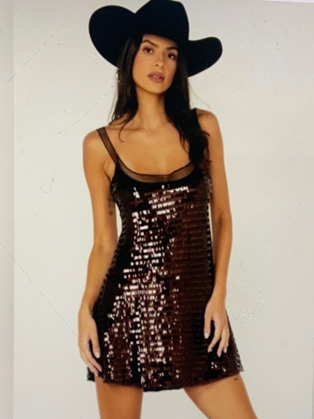 Free People Sequin Mini Dress